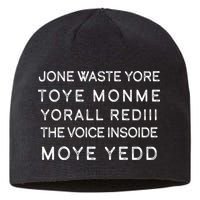 Jone Waste Yore Toye Monme Yorall RedIII Funny Sustainable Beanie