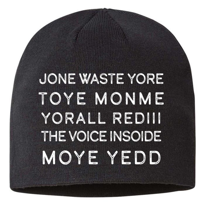 Jone Waste Yore Toye Monme Yorall RedIII Funny Sustainable Beanie