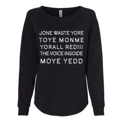 Jone Waste Yore Toye Monme Yorall RedIII Funny Womens California Wash Sweatshirt