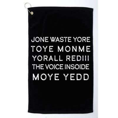 Jone Waste Yore Toye Monme Yorall RedIII Funny Golf Towel
