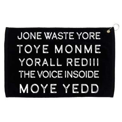 Jone Waste Yore Toye Monme Yorall RedIII Funny Grommeted Golf Towel