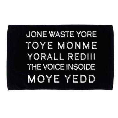 Jone Waste Yore Toye Monme Yorall RedIII Funny Microfiber Hand Towel