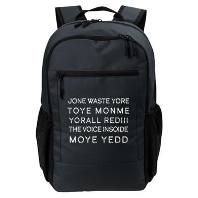 Jone Waste Yore Toye Monme Yorall RedIII Funny Daily Commute Backpack