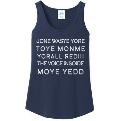 Jone Waste Yore Toye Monme Yorall RedIII Funny Ladies Essential Tank