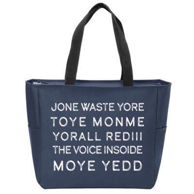 Jone Waste Yore Toye Monme Yorall RedIII Funny Zip Tote Bag