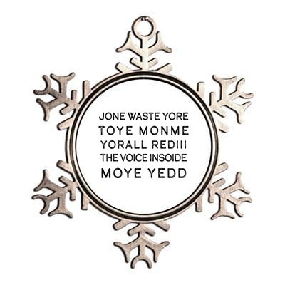 Jone Waste Yore Toye Monme Yorall RedIII Funny Metallic Star Ornament