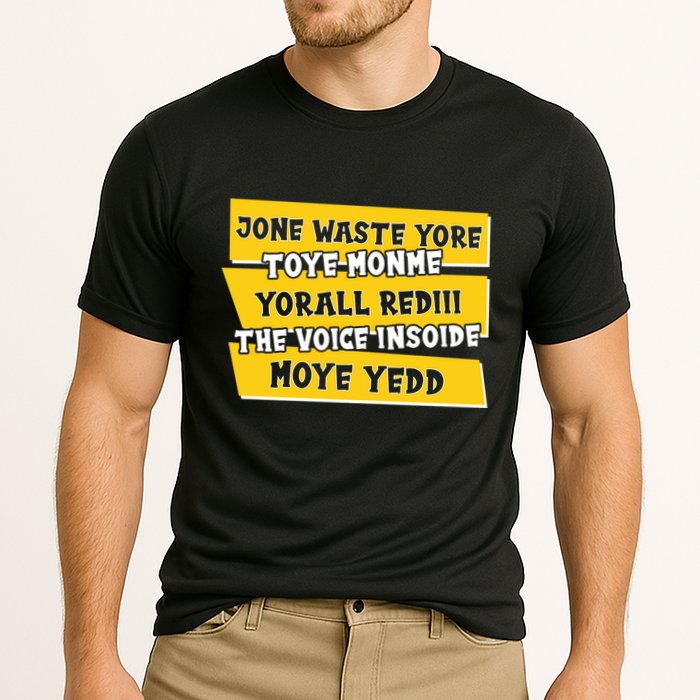 Jone Waste Yore Toye Monme Yorall Rediii The Voice InSoide Moye Yedd Performance Shirt