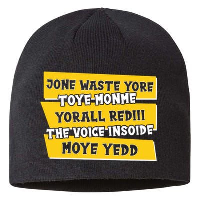 Jone Waste Yore Toye Monme Yorall Rediii The Voice InSoide Moye Yedd Sustainable Beanie