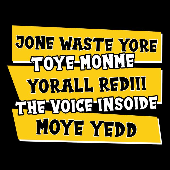 Jone Waste Yore Toye Monme Yorall Rediii The Voice InSoide Moye Yedd Mousepad