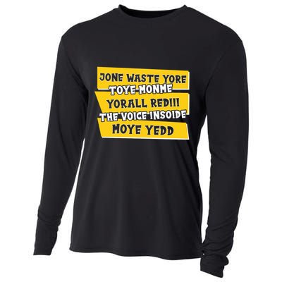 Jone Waste Yore Toye Monme Yorall Rediii The Voice InSoide Moye Yedd Cooling Performance Long Sleeve Crew