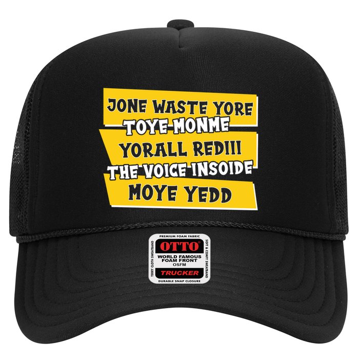 Jone Waste Yore Toye Monme Yorall Rediii The Voice InSoide Moye Yedd Hat