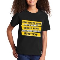 Jone Waste Yore Toye Monme Yorall Rediii The Voice InSoide Moye Yedd Kids T-Shirt