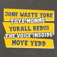 Jone Waste Yore Toye Monme Yorall Rediii The Voice InSoide Moye Yedd Cotton Canvas Backpack
