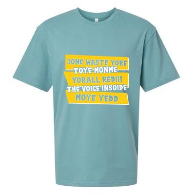 Jone Waste Yore Toye Monme Yorall Rediii The Voice InSoide Moye Yedd Sueded Cloud Jersey T-Shirt