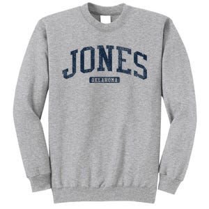 Jones Oklahoma Ok College Style Blue Tall Sweatshirt