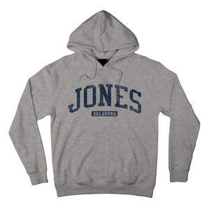 Jones Oklahoma Ok College Style Blue Tall Hoodie