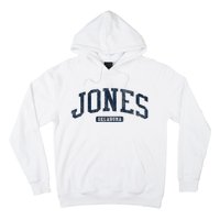 Jones Oklahoma Ok College Style Blue Hoodie