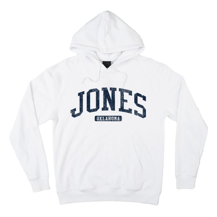 Jones Oklahoma Ok College Style Blue Hoodie