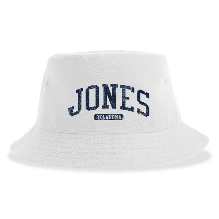 Jones Oklahoma Ok College Style Blue Sustainable Bucket Hat