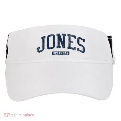 Jones Oklahoma Ok College Style Blue Adult Drive Performance Visor