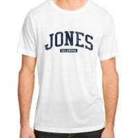 Jones Oklahoma Ok College Style Blue Adult ChromaSoft Performance T-Shirt