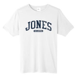 Jones Oklahoma Ok College Style Blue Tall Fusion ChromaSoft Performance T-Shirt