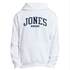 Jones Oklahoma Ok College Style Blue Urban Pullover Hoodie