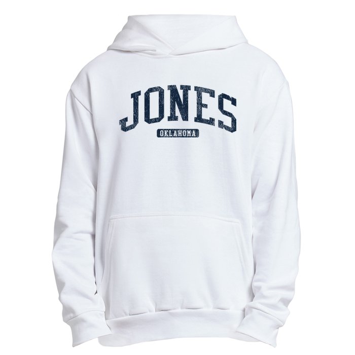 Jones Oklahoma Ok College Style Blue Urban Pullover Hoodie