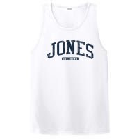 Jones Oklahoma Ok College Style Blue PosiCharge Competitor Tank