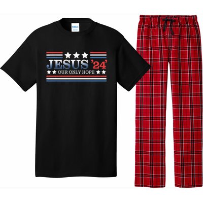 Jesus Our Only Hope 2024 Faith Christian Politics Pajama Set