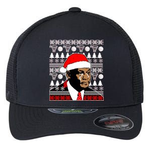 Jordan Crying Meme Ugly Christmas Sweater Design Flexfit Unipanel Trucker Cap