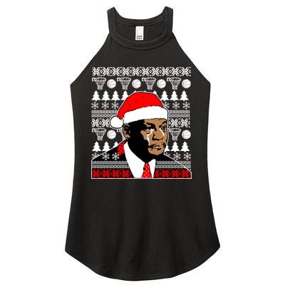 Jordan Crying Meme Ugly Christmas Sweater Design Women's Perfect Tri Rocker Tank