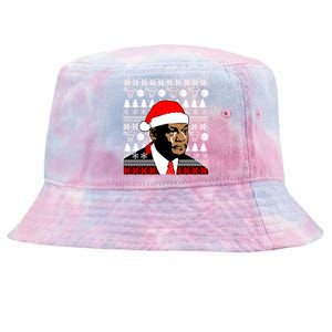 Jordan Crying Meme Ugly Christmas Sweater Design Tie-Dyed Bucket Hat