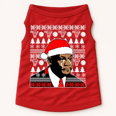 Jordan Crying Meme Ugly Christmas Sweater Design Doggie Tank