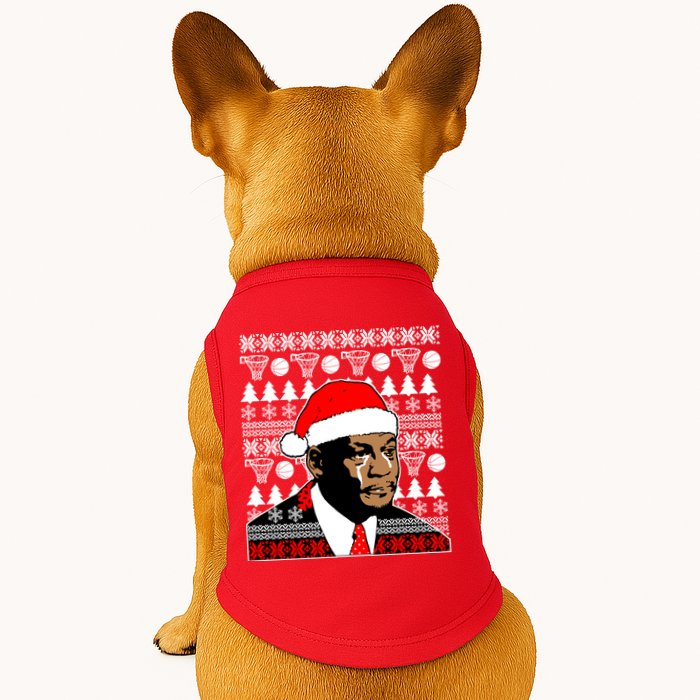 Jordan Crying Meme Ugly Christmas Sweater Design Doggie Tank