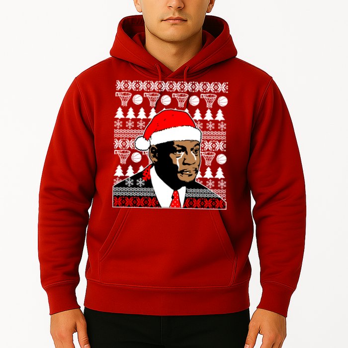 Jordan Crying Meme Ugly Christmas Sweater Design Hoodie