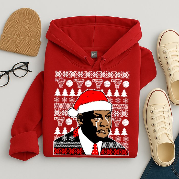 Jordan Crying Meme Ugly Christmas Sweater Design Hoodie