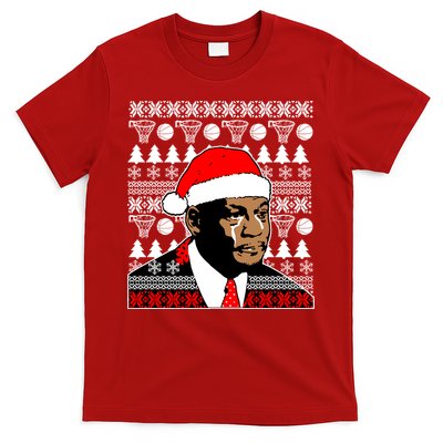 Jordan Crying Meme Ugly Christmas Sweater Design T-Shirt