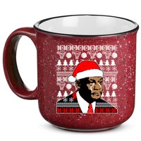 Jordan Crying Meme Ugly Christmas Sweater Design 15oz Campfire Ceramic Mug
