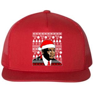 Jordan Crying Meme Ugly Christmas Sweater Design Flat Bill Trucker Hat