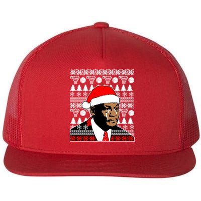 Jordan Crying Meme Ugly Christmas Sweater Design Flatbill Hat