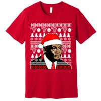Jordan Crying Meme Ugly Christmas Sweater Design Premium T-Shirt