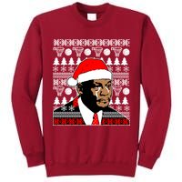 Jordan Crying Meme Ugly Christmas Sweater Design Tall Sweatshirt