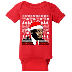 Jordan Crying Meme Ugly Christmas Sweater Design Baby Bodysuit