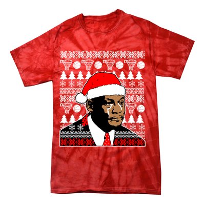 Jordan Crying Meme Ugly Christmas Sweater Design Tie-Dye T-Shirt