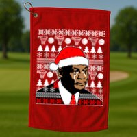 Jordan Crying Meme Ugly Christmas Sweater Design Golf Towel