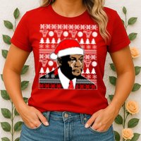 Jordan Crying Meme Ugly Christmas Sweater Design Womens T-Shirt