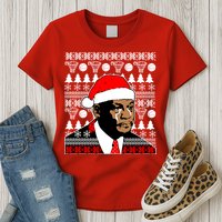 Jordan Crying Meme Ugly Christmas Sweater Design Womens T-Shirt