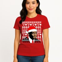 Jordan Crying Meme Ugly Christmas Sweater Design Womens T-Shirt