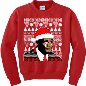 Jordan Crying Meme Ugly Christmas Sweater Design Kids Sweatshirt